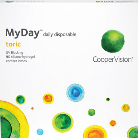 MyDay Daily Toric Disposable 90 Pack box image